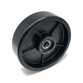 D180x50mm PU & Cast Iron steer wheel