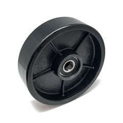 D180x50mm PU & Cast Iron steer wheel