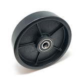 D200x50mm PU & Cast Iron steer wheel