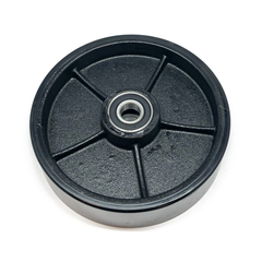 D200x50mm PU & Cast Iron steer wheel