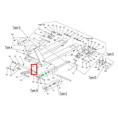 AC25 Push Bar Bush AC204