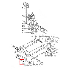 BF Logitrans Axle for Thrust Plate B14