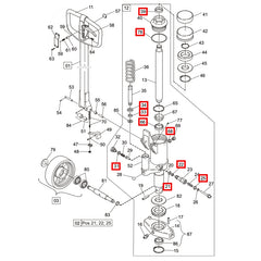 BT LHM200ST Stainless Steel Seal Kit BT129882ST