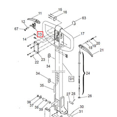 BT Rolatruc Brake Lever Catch 211057