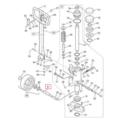 BT Rolatruc Stainless Steel Axle 20x25x170mm 179347