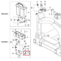 EPL1531 Battery 4 Pin Socket LB00-00000Z-01