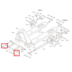 Chadwick/Linde M20 Series 4 Shoulder Pivot Pin 4204