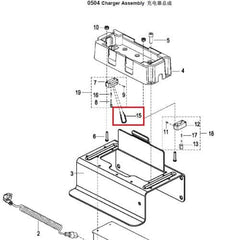 EP Equipment Charging Short Wire 1113-520017-00