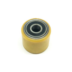 D70x60mm Orange PU & Steel Core Tandem Load Roller