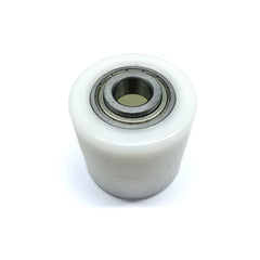 D70x70mm White Nylon Load Roller inc. 20mm bearings