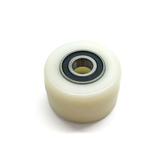 D80x50mm White Nylon Load Roller inc. 20mm bearings