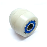 D80x70mm White Nylon Load Roller (Conical Profile)