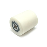 D80x93mm White Nylon Load Roller inc. 20mm bearings