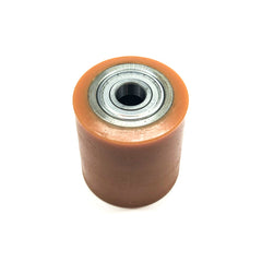 D82x100mm LOW NOISE Vulkollan & Steel Core Tandem Load Roller inc. 20mm bearings