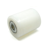 D82x100mm White Nylon Load Roller including 20mm bearings