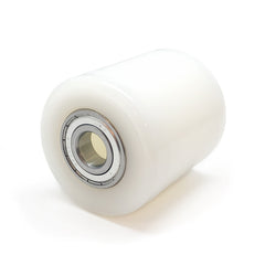 D82x90mm White Nylon Load Roller inc. 20mm bearings
