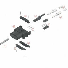 DIN 160 A Male Battery Connector