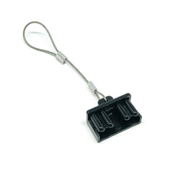 Black Dust cover for Anderson style SB50 connector plug end cap internal fit x1no