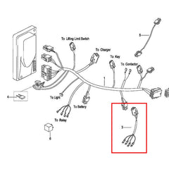 EP Equipment EPL1531 Wire Harness 1113-520006-E0
