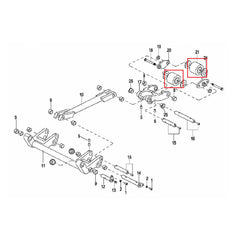 EP Equipment EPT25-25WA Load Roller Wheel 1120-133000-00
