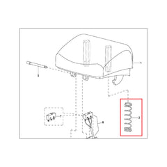 EP Equipment Spring Button Reverser 1120-343003-00