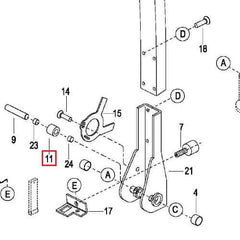 EP Equipment Handle Roller 1121-300003-00