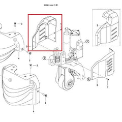 EPT12-EZ Left Hydraulic Cover 1113-142001-00