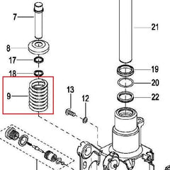 EP Equipment EPT18-EHJ Main Spring 1122-410003-00