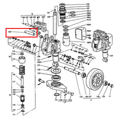 Hu-Lift H20 Pallet Truck Handle Pivot Axle (109)