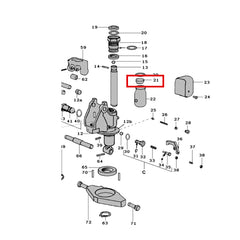 Jungheinrich TM2000/AM2000 Rubber Bung Cap 021675000