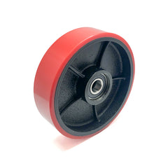Polyurethane Steer Wheel 180x50x15mm (Red)