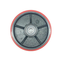 Polyurethane Steer Wheel 180x50x15mm (Red)