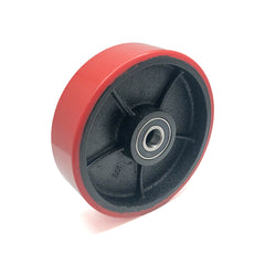 Polyurethane Steer Wheel 180x50x15mm (Red)
