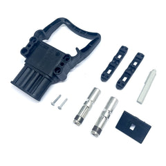 REMA Connector DIN 160A - 50mm² Socket Female Connector + Handle (Black) 75017-01