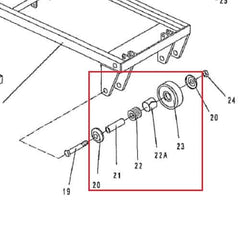 Scissor Lift Table D100mm Wheel