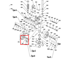 DF Steer Wheel Axle (D117)