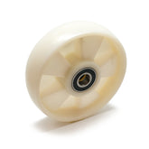 D180x50mm White Nylon steer wheel
