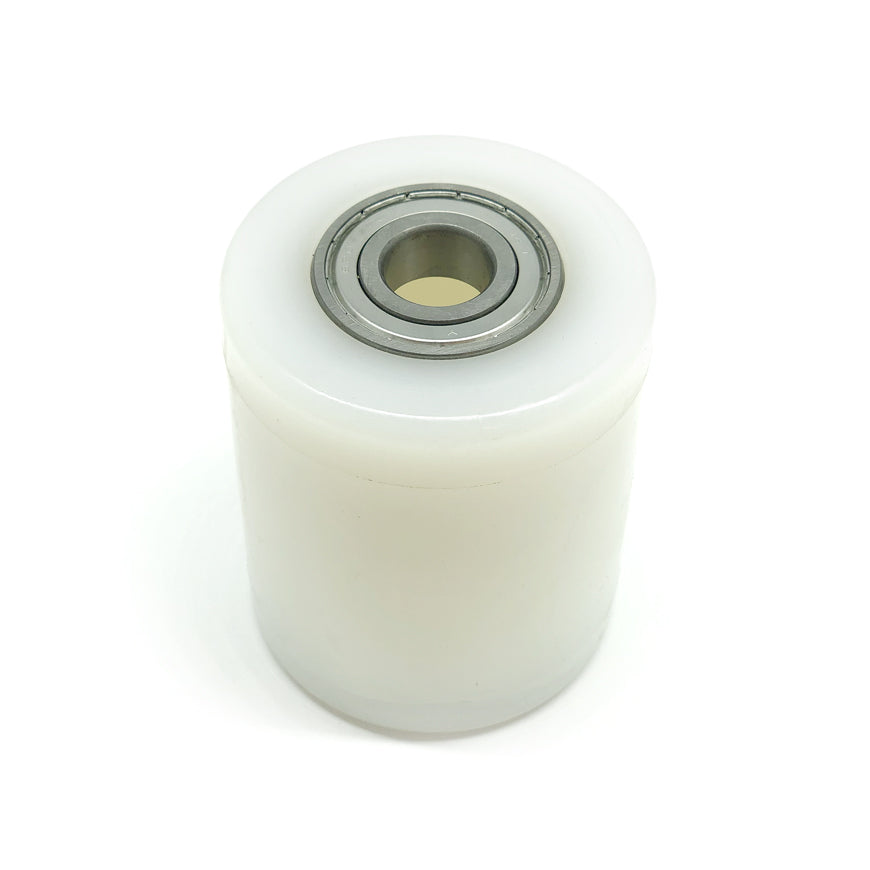 D82x100mm White Nylon Load Roller including 20mm bearings ...