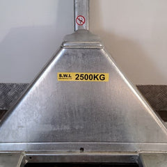 Pallet Truck Warning Instruction Sticker Set 2200kg