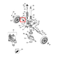 Pramac GS22 Basic Return Release Valve Complete S000007048
